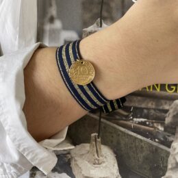 Bracelet manchette élastique