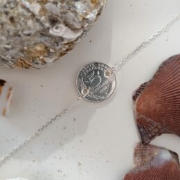 Bracelet chaînette 5 centimes