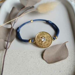 Bracelet Fraternité 25 cts Etoilé cordon