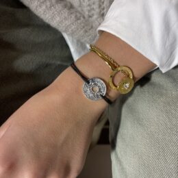 bracelet pièce authentique de 10 sous des année 30