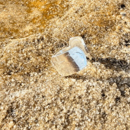 bague oscar le ptit franc réalisé à partir de pièces de 10 centimes de franc véritables.