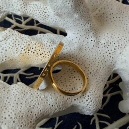 bague 10 francs montgolfière or le P'tit Franc