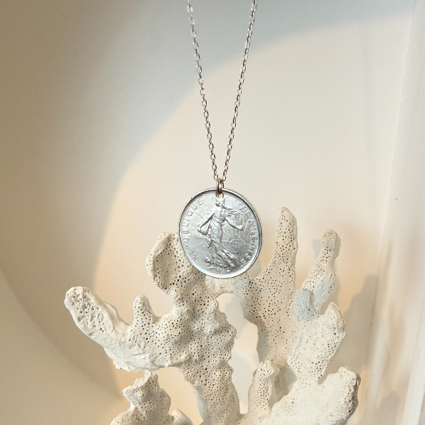 collier 5 francs le ptit franc noirmoutier